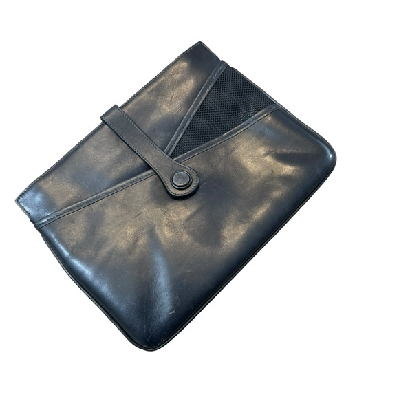 Salvatore Ferragamo Vintage Firenze 5 Navy Blue Paneled Crossbody Bag - Picture 7 of 12